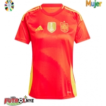 Camiseta España Primera Equipación para mujer Eurocopa 2024 manga corta